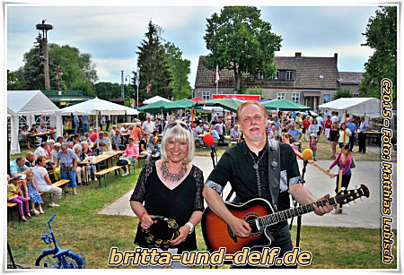 Britta und Delf - Show - 24. Sophienthaler Sommerfest 2015 mit Publikum
