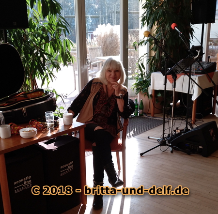 Britta und Delf - Fasching 2018 - nach Soundcheck