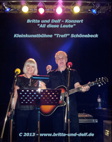 Britta+Delf-Konzert Kleinkunstbühnen "Treff" Schönebeck