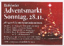Heßdorfer Adventsmarkt 2010 mit Britta + Delf